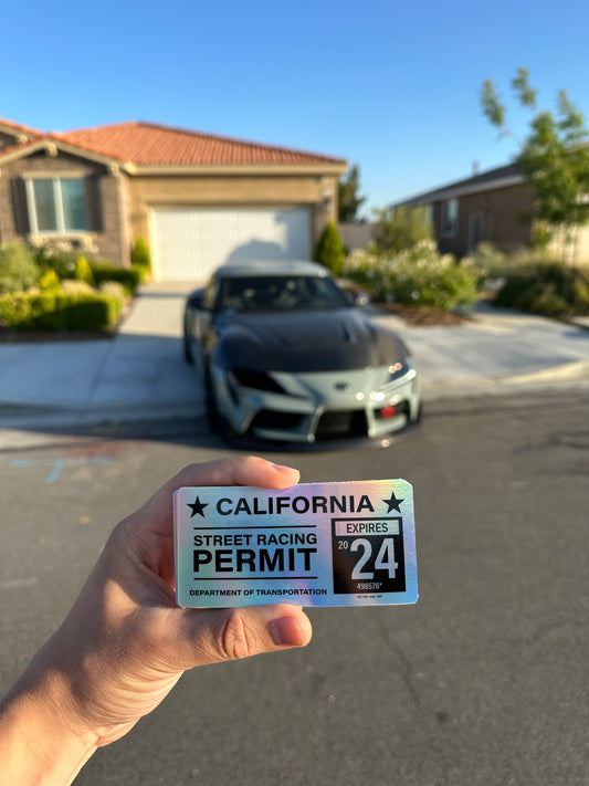 California Street Racing Permit