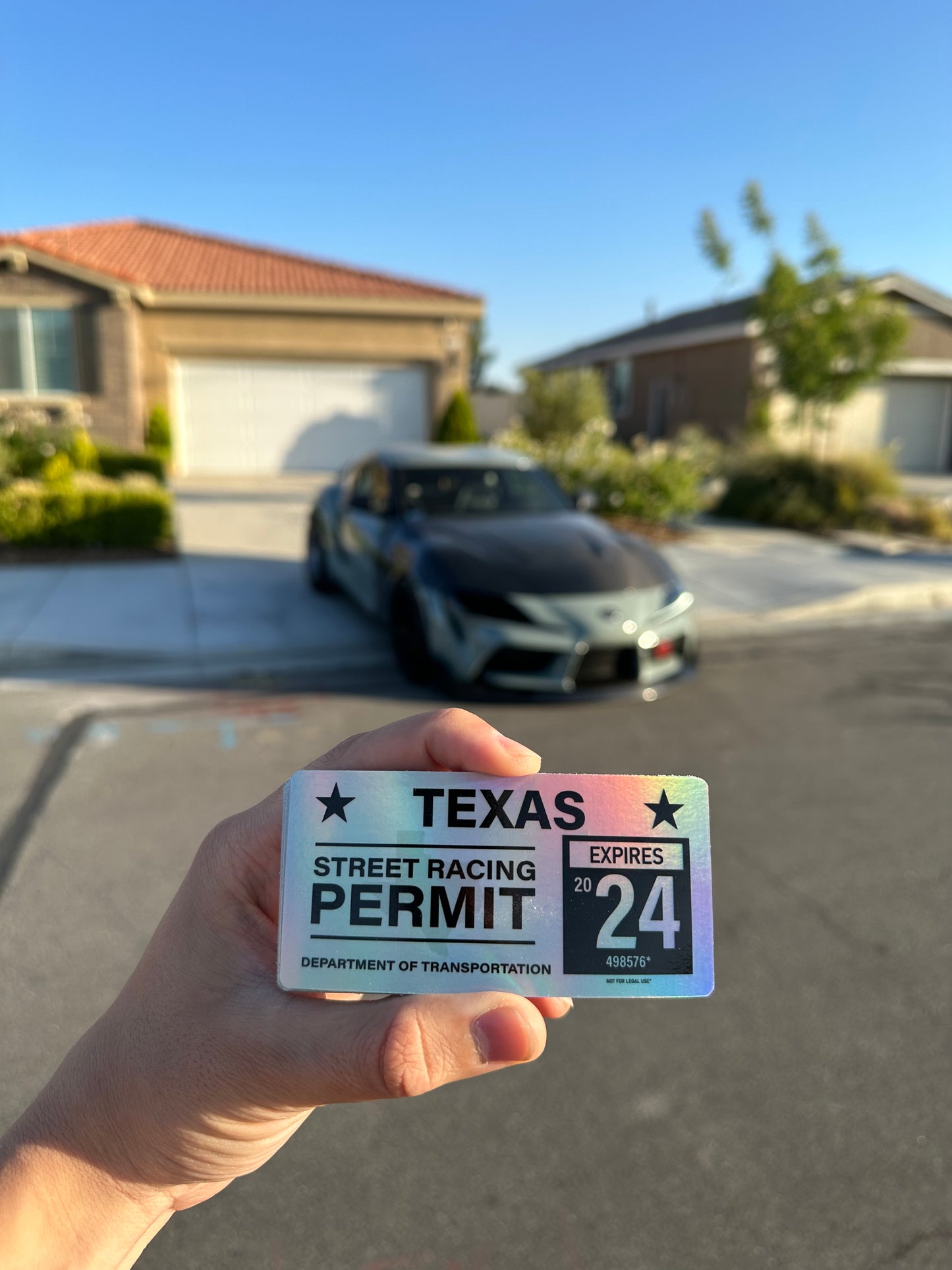 Texas Street Racing Permit